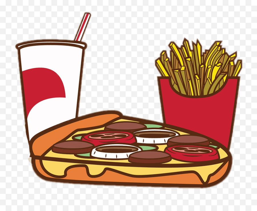 Pizzapepsifriesjunk Food - French Fries Emoji,Pepsi With Pizza Emoji