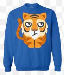 Bored Tiger Emoji Sweatshirt,Bored Emoji