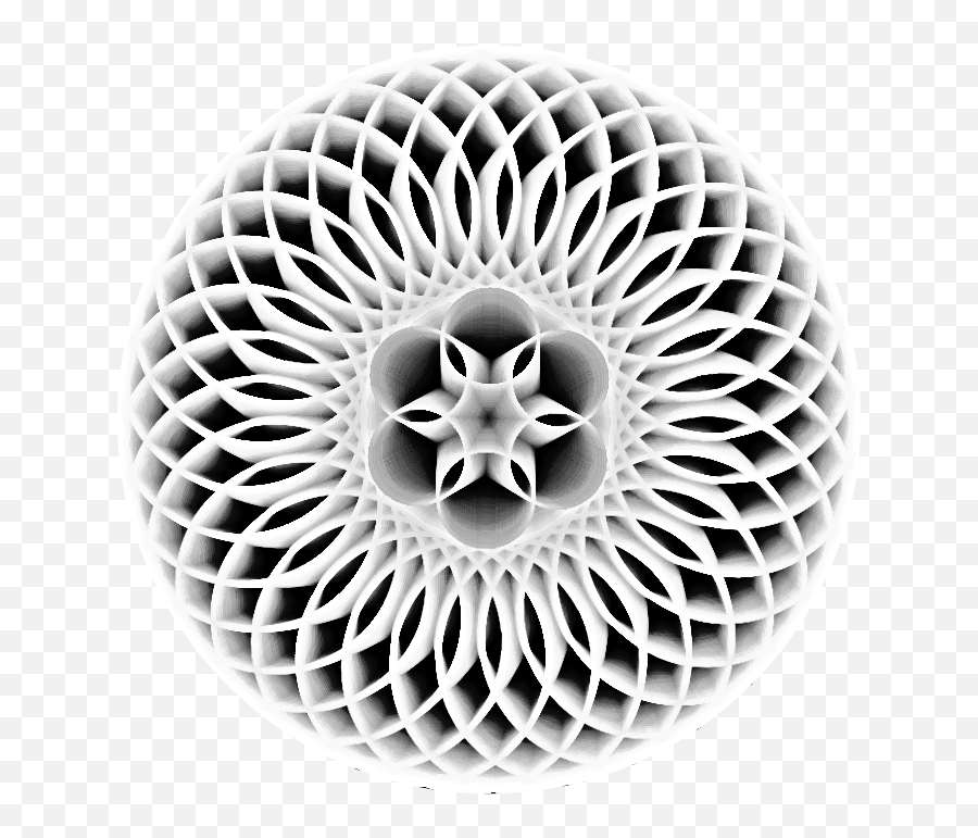 White Sacredgeometry Torus Sticker By Jonathan - Dot Emoji,Sacred Geometry Emoji