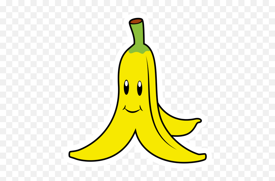 Games Stickers - Sticker Mania Mario Banana Peel Emoji,Pip Boy Emoji