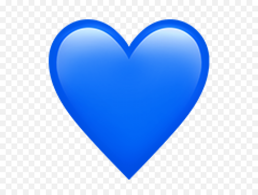 Emoji Iphone - Blue Heart Emoji Png,Menacing Emoji