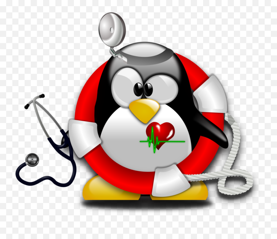 Free Clip Art Tux Emergency Paramedic By Merlin2525 - Emergency Clip Art Emoji,Pinguino Emoticon Facebook