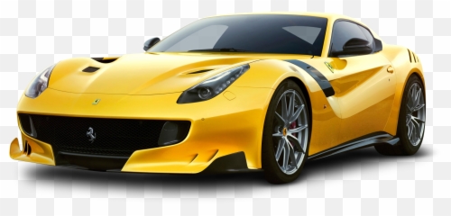 Ferrari F12berlinetta Yellow Car - Yellow Ferrari Png Emoji,Yellow Car Emoji