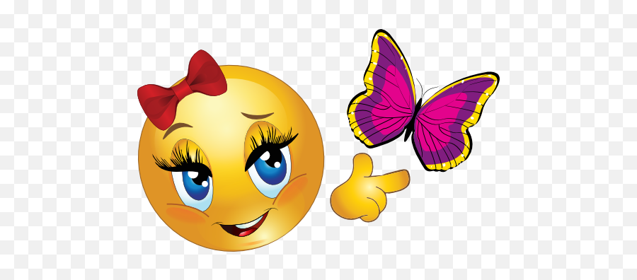 Butterfly Smiley Emoticon Clipart - Shoe Design For New York Emoji,Butterfly Emoticons
