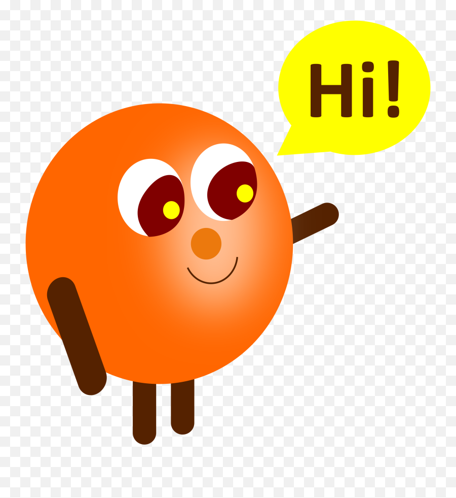 Saying Clipart Simple - Clipart Hi Emoji,Emoji Saying Hi