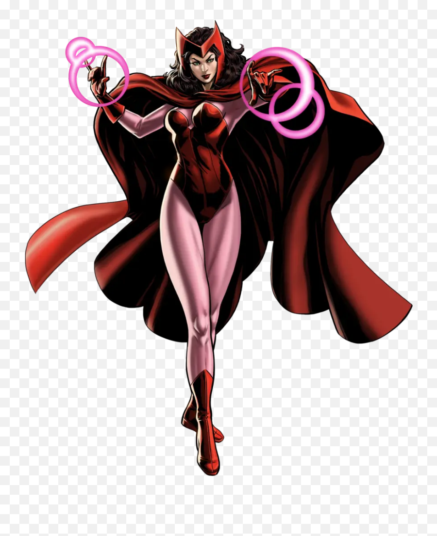 Superhero Breakdown Scarlet Witch - Gique Scarlet Witch Png Emoji,Emotion Cartoon Superhero