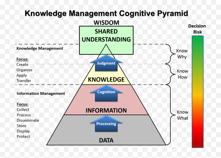 The Continuum Of Understanding - Knowledge Management Pyramid Emoji,Continuum Of Emotion