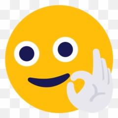 Emoji Ok Perfect Icon - Perfect Icon,Ok Hand Emoji