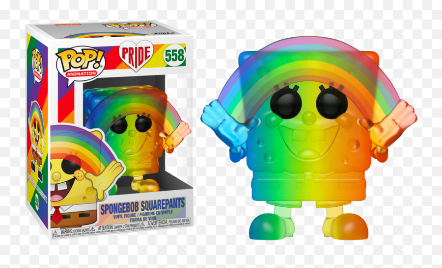 Spongebob Squarepants - Spongebob Pride Funko Pop Emoji,Spongebob Squarepants Dramatic Emoticons