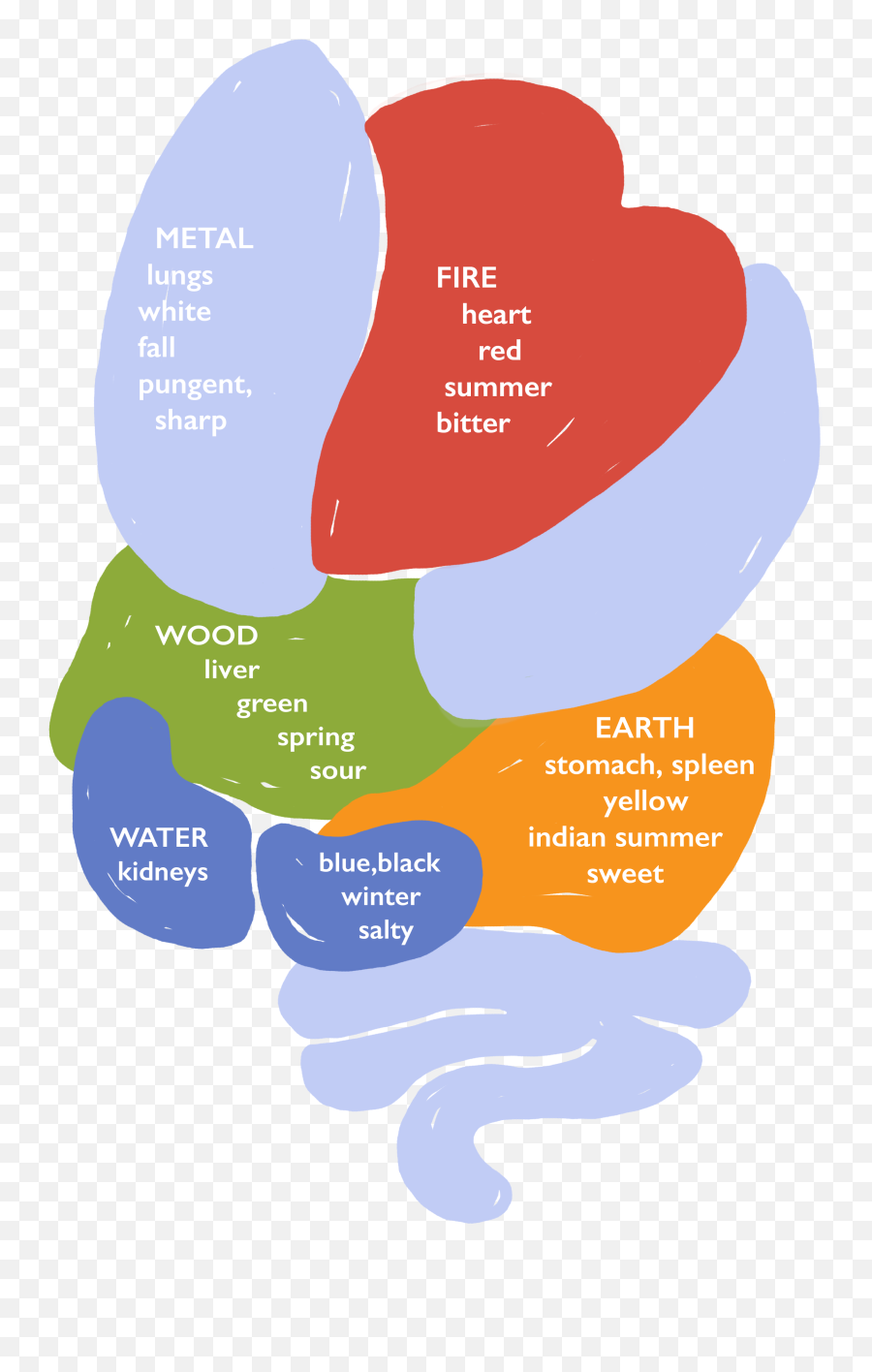 Five Elements Made Easy - Rebecca Wood Metal Element Chinese Medicine Emoji,Bodily Maps Of Emotions