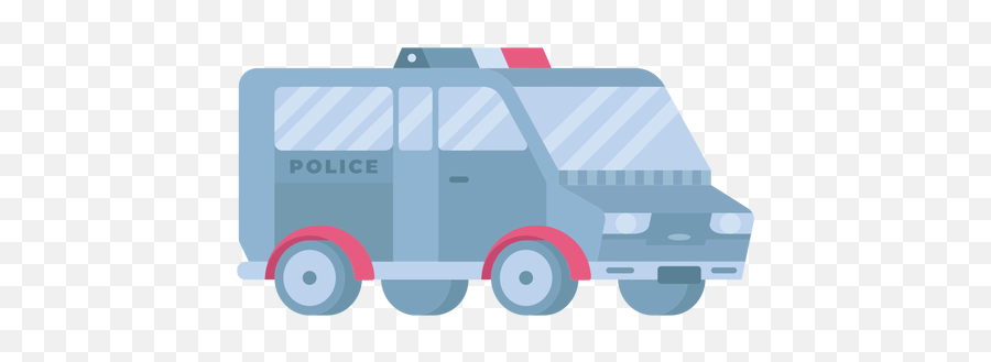 Police Van Flat - Transparent Png U0026 Svg Vector File Commercial Vehicle Emoji,Pickleball Emoji