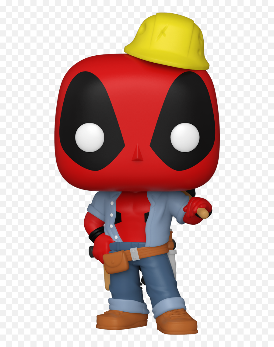 Deadpool 30th - Deadpool Construction Worker Funko Pop Emoji,Construction Worker Scenes And Emotions
