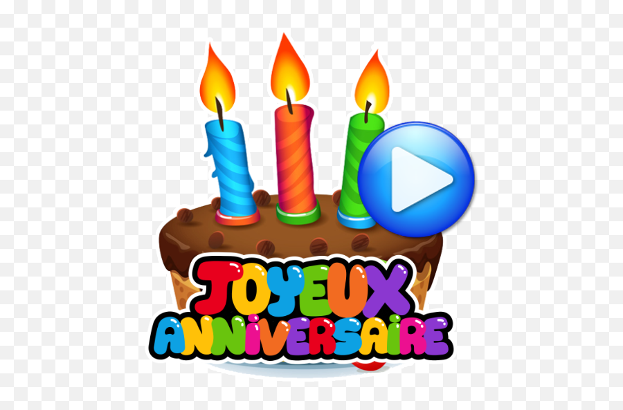 Animé Joyeux Anniversaire Wastickerapps - Bolo De Aniversário Png Emoji,Carte Emoticon Pour Anniversaire