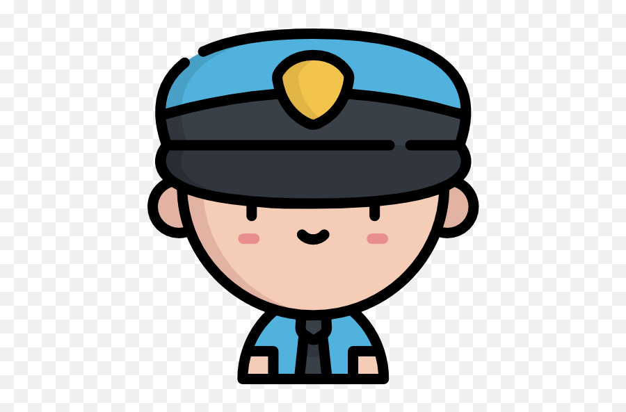 Police - Cómo Dibujar Un Cartero Fácil Emoji,Cap Padge Emoticon