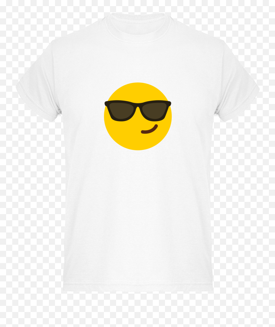 Camiseta Hombre Full Cut Screen Starts Original - Emoji Cool Short Sleeve,Emoticon De Lentes De Sol