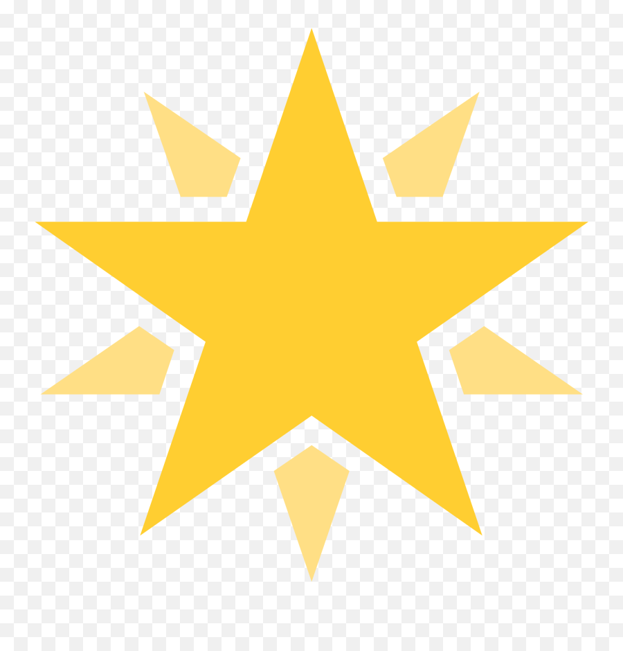 Glowing Star Emoji Clipart - Taiwan Flag,Sparkle Emoji