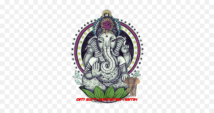 Kool Images Gallery Lord Shree Ganesha Animated Gifs - Hindu God Cross Stitch Patterns Emoji,Emotion Lords Gif Chicken