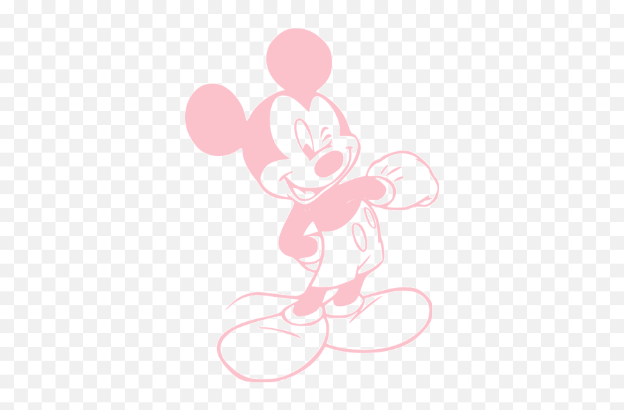 Pink Mickey Mouse 8 Icon - Free Pink Mickey Mouse Icons Yellow Colour Mickey Mouse Emoji,Mickey Mouse Fb Emoticon