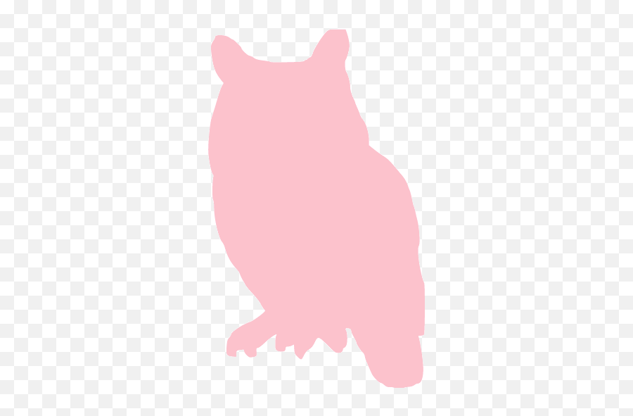 Pink Owl Icon Emoji,Emoticon Buho