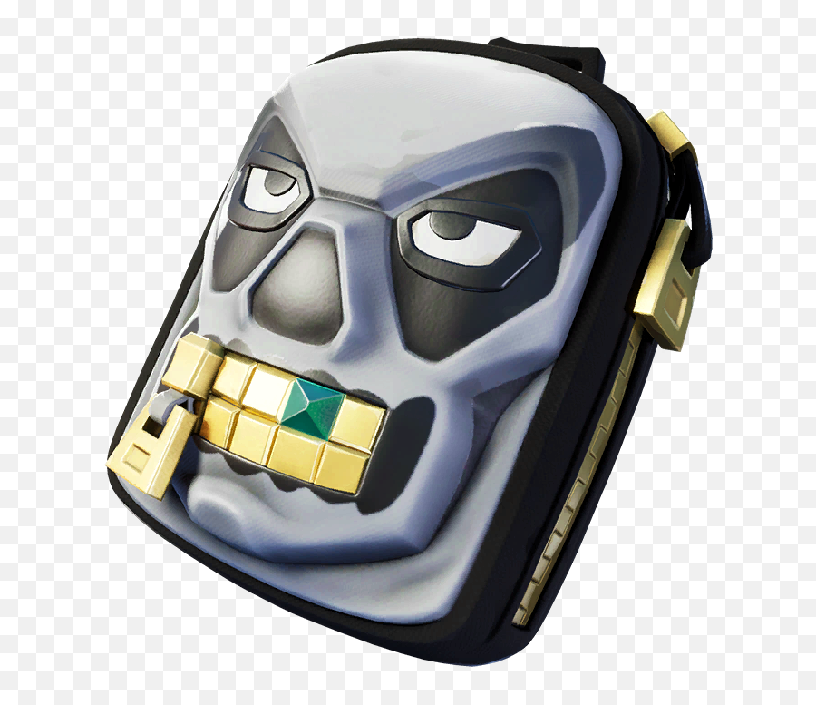 Fortnite Grinning Ghoul Back Bling - Png Styles Pictures Grinning Ghoul Back Bling Emoji,2 Skull Emoji