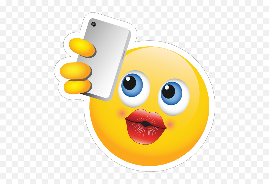 Cute Selfie Female Emoji Sticker - Selfie Emoji,Cute Emoji