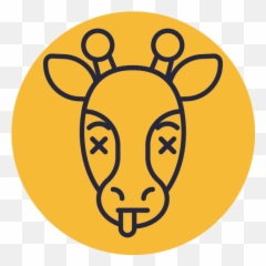 Giraffe Emoji Outline Icons Png 33,Circle Outline For Emojis