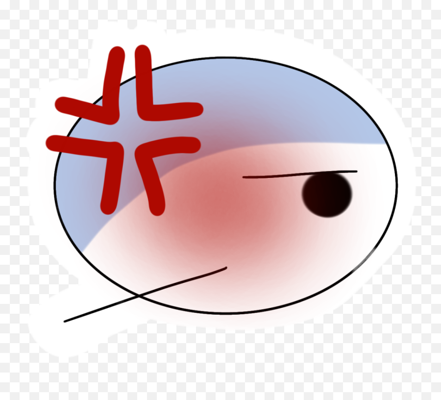 Angry Annoyed Emoji Art Sticker By Teehee - Dot,Irritated Emoji