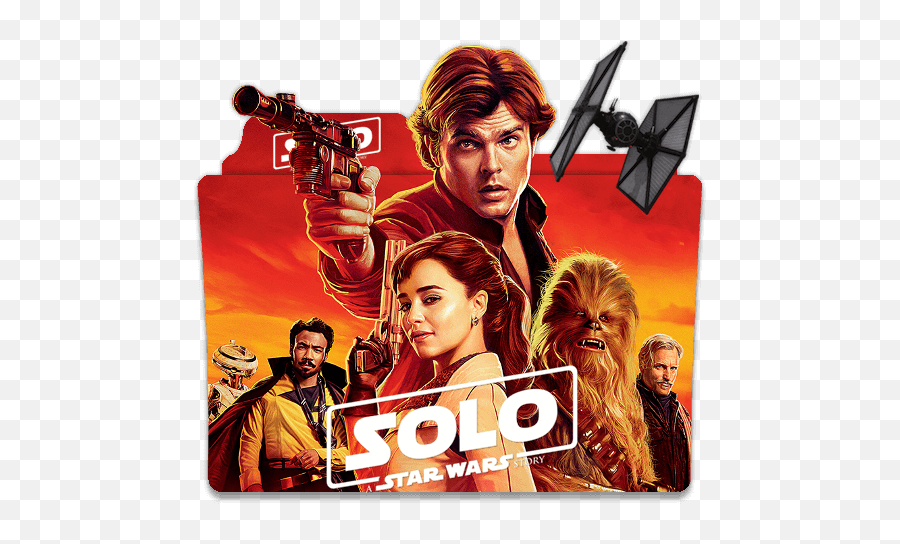 Solo A Star Wars Story Folder Icon - Designbust Star Wars Solo Icon Emoji,Star Wars Emoji Game