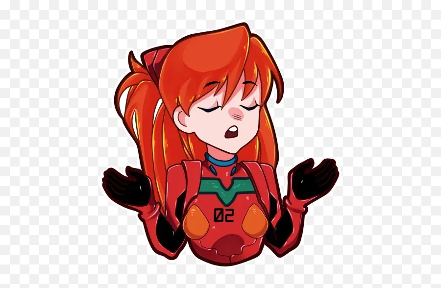 Asuka Nge Sticker Pack - Stickers Cloud Emoji,Shinn Asuka Emotions