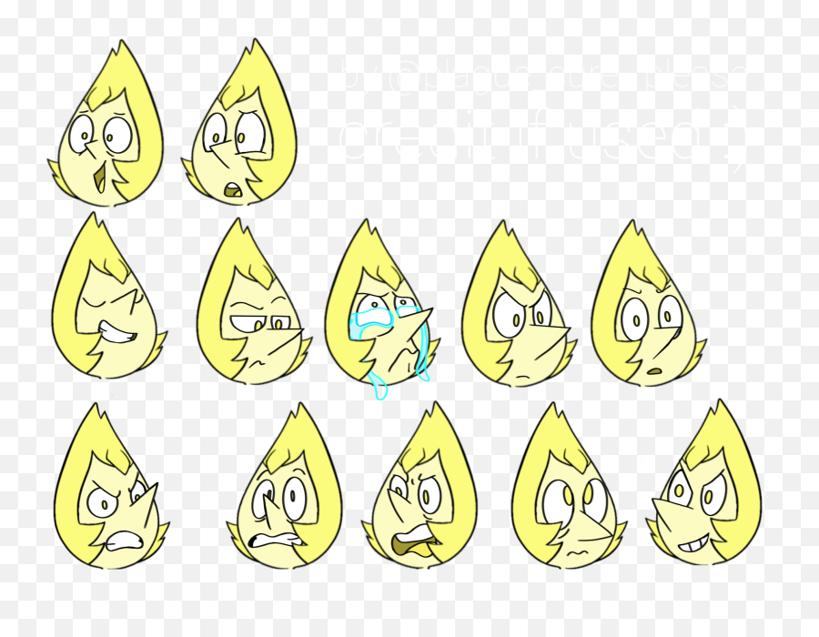 Yellow Pearl Face Emotions I Made While - Language Emoji,Face Emotions