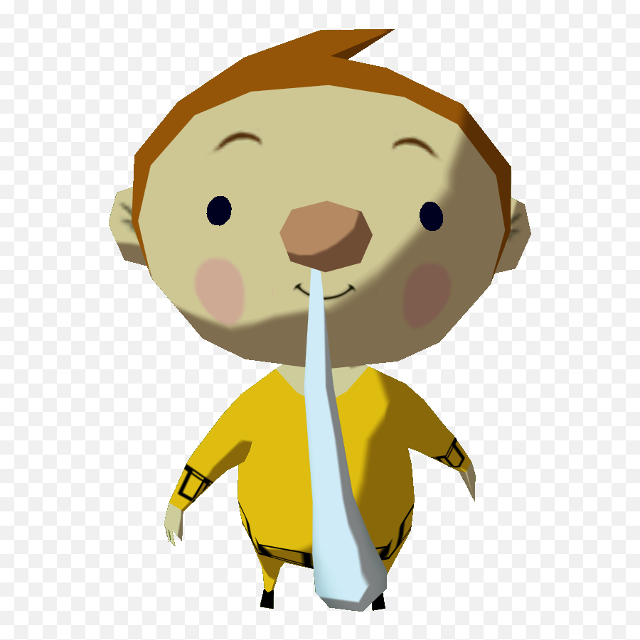 Snot - Zelda Wind Waker Kid Emoji,Booger Emoji