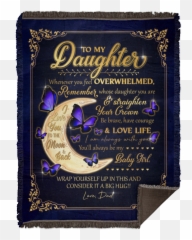To My Daughter Blanket - Dad To My Daughter Whenever You Emoji,Love And Big Hugs Smiley Emoticon