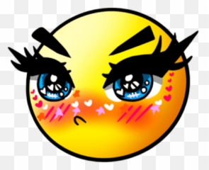 Kittynerdemojis Emoji,Bashful Smiley-face Emoji