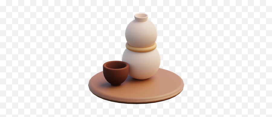 Premium Dorayaki 3d Illustration Download In Png Obj Or Emoji,Sake Emoji