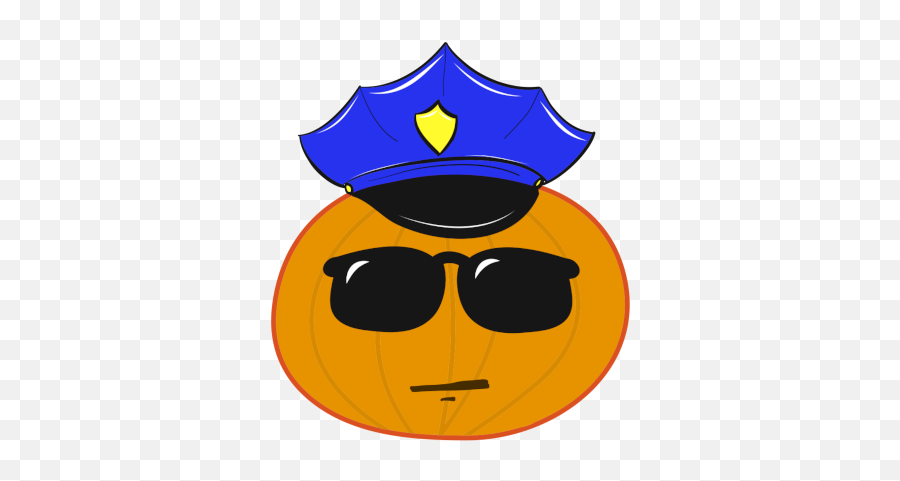 Jack O Moji By James Seeger Emoji,Police Hat Emoji