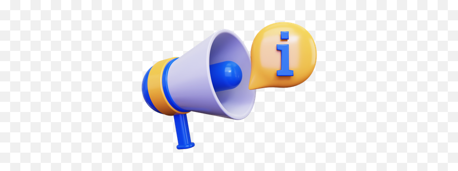 Premium Megaphone Marketing 3d Illustration Download In Png Emoji,Megaphone Discord Emoji