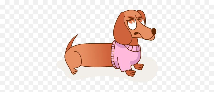 Doxiemojis - Dog Supply Emoji,Weiner Dog Emoji