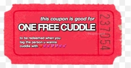 Cuddle Hug Love Red Ticket Cute Sticker - Red Ticket Emoji,Cuddle Emoji