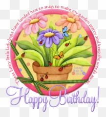 See Carol Gonzaless Animated Gif - Flowerpot Emoji,70th Birthday Emoji