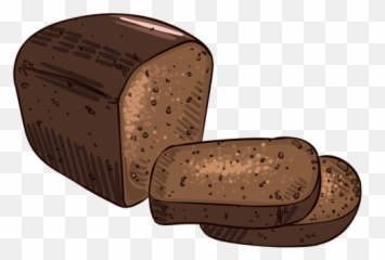 German Traditional Black Bread - German Bread Illustration Emoji,Bread Loaf Emoji