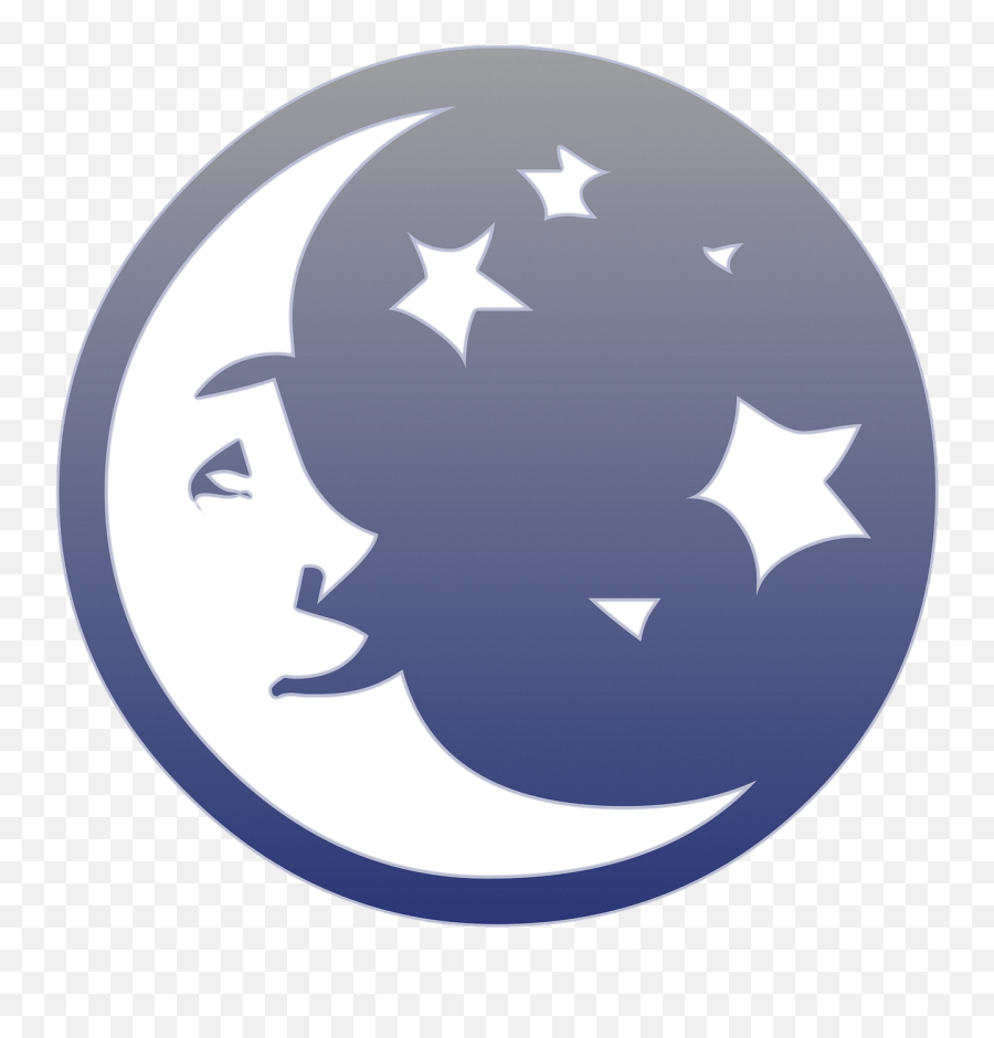 Moon And Stars Clipart Free Download Transparent Png - Lune Etoile Soleil Emoji,Half Star Emoji