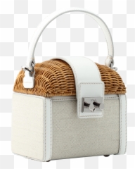 Hard Box Top Handle Bag In Canvas With Emoji,Bag Of Emotions