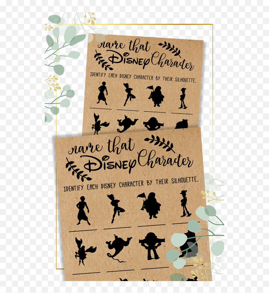 Love These Baby Shower Ideas Perfect Games For A Coed - Name That Disney Character Emoji,Bridal Emoji Pictionary