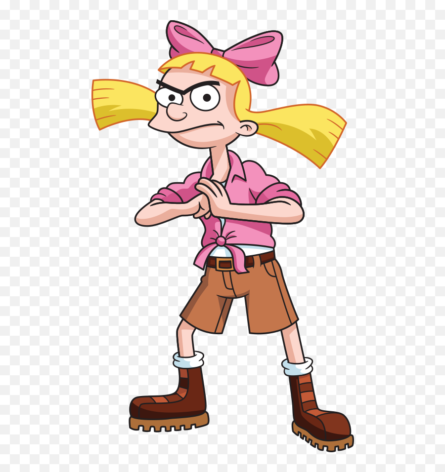 Helga Pataki - Hey Arnold Helga Transparent Background Emoji,Spongebob Fools In April Emotion