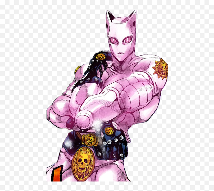 Games - Killer Queen Jojo Transparent Emoji,Killer Queen Emoticon