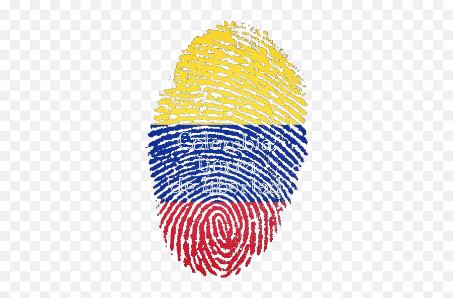 Countries Stickers For Whatsapp - Colombia Fingerprint Emoji,Bandera De Colombia Para Facebook Emoticon