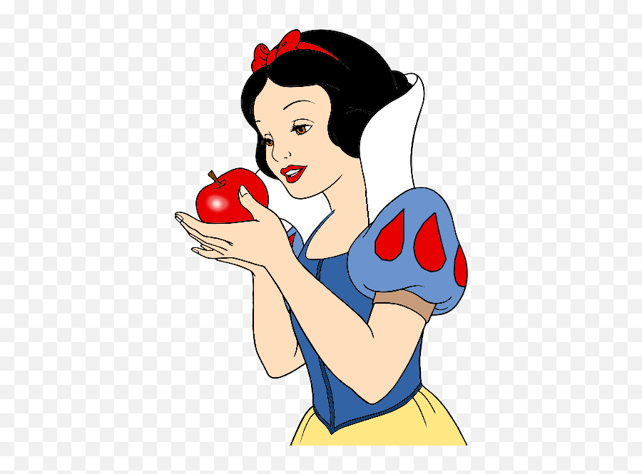 Snow White Disney Disney Princess Snow - Drawing Snow White Holding Apple Emoji,7 Dwarfs As Emojis