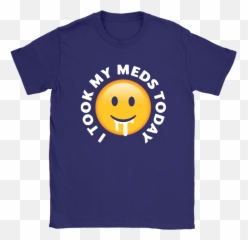 I Took My Meds Today Smiley Emoji - Happy,Active Emoticon