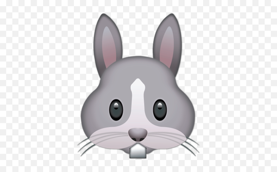 Wall Stickers Rabbit Face - Conejo Cara Png Emoji,Emoji Wall Stickers