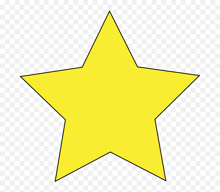 Picture Of A Yellow Star Png Images - Clip Art Yellow Star Emoji,Yellow Emoticons Star On Black Background